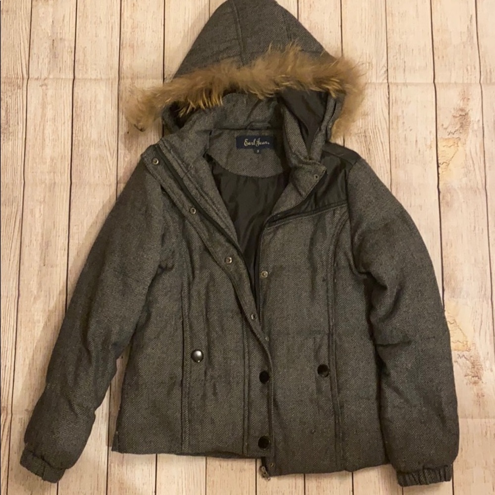 Earl Jean herringbone jacket
